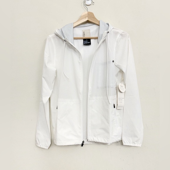 NWT Vuori Outdoor Hooded Trainer Shell Jacket in White  Size XS - Picture 5 of 15